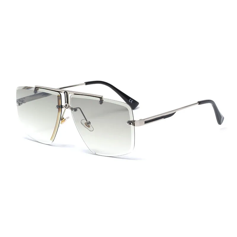 Men Fashion Simple Frameless Sunglasses