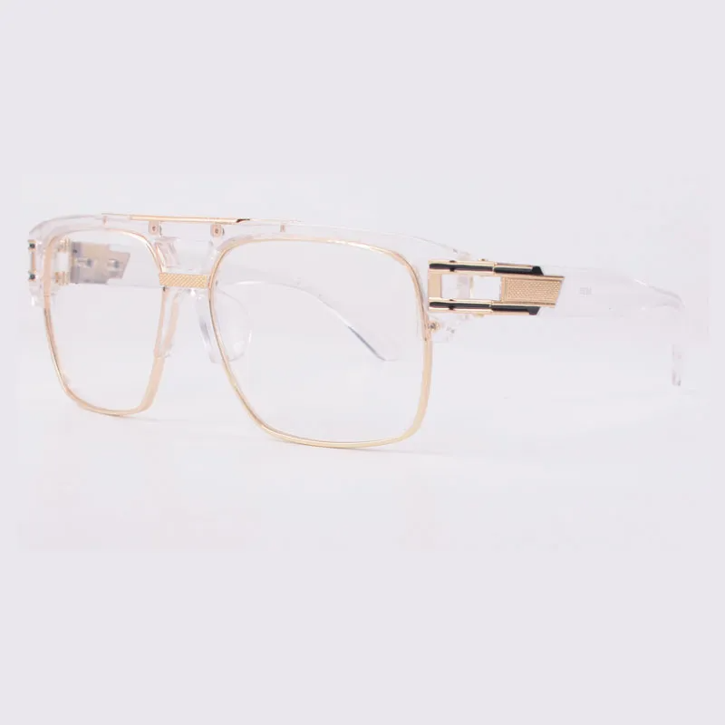 Classic Glamour Mirrored Retro Square Frame Men Sunglasses