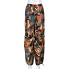 Women'S Casual Camouflage Drawstring Trousers