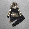 Toddlers Newborn Baby Fashion Boy Long Sleeve Camouflage Print Hoodies And Pants 2pcs Set