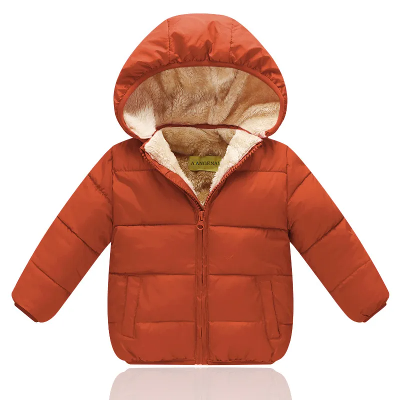 Baby  Hooded Plus Velvet Thickening Jacket