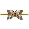 Kids Christmas Glitter Bow Headband Tiara