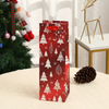 12pcs Christmas Red Wine Gift Wrapping Paper Bag