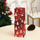 12pcs Christmas Red Wine Gift Wrapping Paper Bag