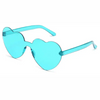 (Buy 1 Get 2) Fashion Women Cute Heart-Shape Rimless Sunglasses