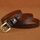 (Buy 1 Get 1) Women Fashion Casual Retro Solid Color Square Pin Buckle Genuine Leather Thin Belt