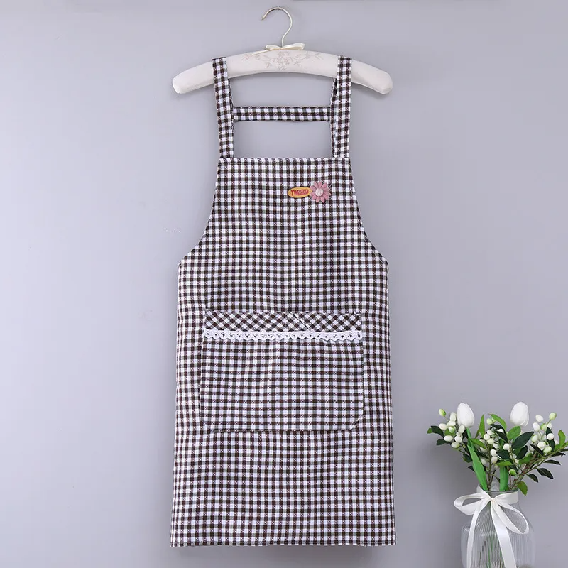 Modern Minimalist Cotton Kitchen Sleeveless Adult Anti-Oil Apron