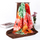 (Buy 1 Get 2 ) 90*90Cm Women'S Fashion Large Floral Print Silk Scarf