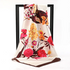 (Buy 1 Get 2) 90*90Cm Women'S Fashion Floral Print Square Scarf