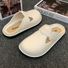 (Buy 1 Get 1) Women Fashionable Casual Solid Color Cover Toe Flat Slippers