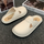 (Buy 1 Get 1) Women Fashionable Casual Solid Color Cover Toe Flat Slippers