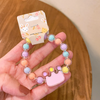 (Buy 1 Get 2) Children Kids Baby Fashion Girls Cartoon Beads Bracelet