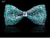 (Buy 1 Get 1) Men'S Casual Fashion Rhinestone Exquisite Nightclub Solid Color Bow Tie