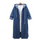 Women Casual Long-Sleeve Single-Breasted Denim Hooded Coat