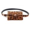 Women Leopard Pattern Waist Pack Coin Purse Belts