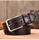 Men Fashion Casual Personality Vintage Genuine Leather Rivet Metal Buckle Embossed Belt