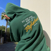 Fashion Casual Letter Printing Women'S Loose Long-Sleeved D.Green Top Sweatshirts