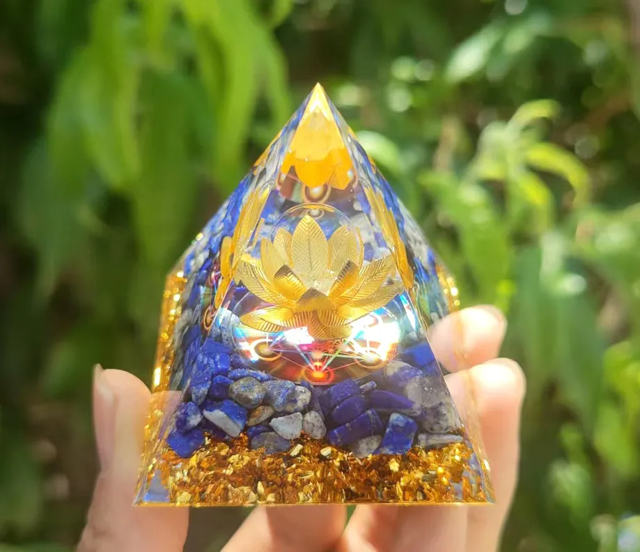 Pyramid Crystal Gravel Glue Drop Resin Home Handmade Ornaments