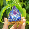 Pyramid Crystal Gravel Glue Drop Resin Home Handmade Ornaments