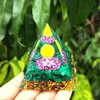 Pyramid Crystal Gravel Glue Drop Resin Home Handmade Ornaments