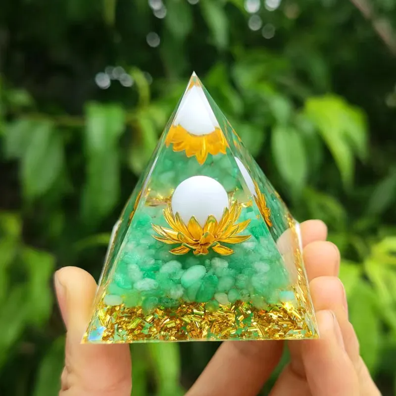 Pyramid Crystal Gravel Glue Drop Resin Home Handmade Ornaments