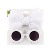 Kids Cute Sunglasses Space Cotton Solid Color Hairband Fashion Set