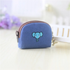 Kids Cute Cartoon Embroidered Canvas Card Holder Coin Purse