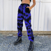 Fashion Women Multicolor Tie-Dye High Waist Harem Pants