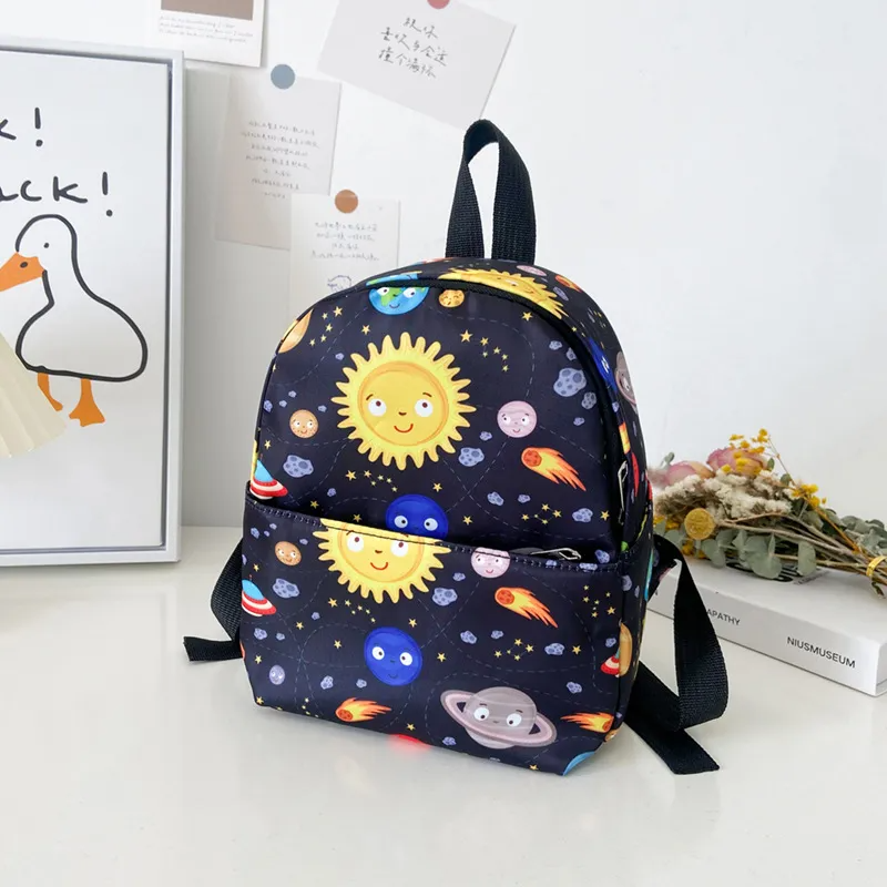 Children Kids Baby Fashion Girls Boys Cartoon Dinosaur Print Backpack School Bag