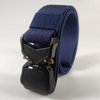 Men Fashion Casual Outdoor Solid Color Metal Buckle Tactical Woven Nylon Belt