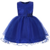 Girls Solid Color Shiny Sequins Printed Tutu Party Dress