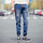 Men'S Fashionable Ripped Denim Jeans