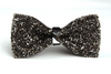 (Buy 1 Get 1) Men'S Casual Fashion Rhinestone Exquisite Nightclub Solid Color Bow Tie