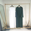 Ramadan /Eid Women Casual Solid Color Long Sleeve Dress Two-Piece Set