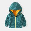 Kids Toddler Girls Boy Fashion Fall/Winter Waterproof Plus Fleece Printed Fleece Thick Warm Coat