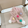 (Buy 1 Get 1) Kids  Winter  Heart-Shaped Thickening Woollining Scarf
