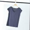 2 Pieces  Women'S Solid Color Fashion Slim V-Neck Casual Sleeveless Blouses