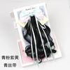 ( Buy 1 Get 2 ) Kids Girls Fashion Cute Sweet Party Bow Hair Band Solid Color Wig Defense