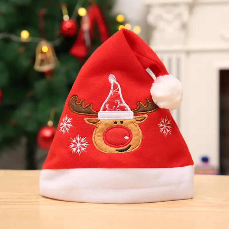 (Buy 1 Get 2) Kids Party Santa Claus Christmas Deer Fleeces Hat