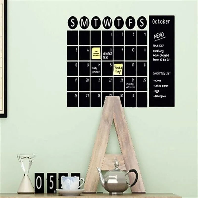 (Buy 1 Get 2) Calendar Design Wall Sticker