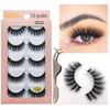 10 Pairs/Set 3D Imitation Mink Hair False Eyelashes