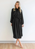 Women Fashion Solid Color Long Sleeve Dress