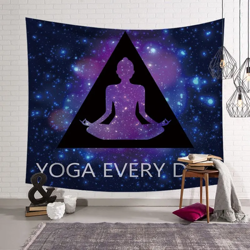 (Buy 1 Get 1) Yoga Sports Printed Design Tapestry