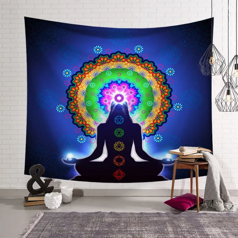 (Buy 1 Get 1) Yoga Sports Printed Design Tapestry