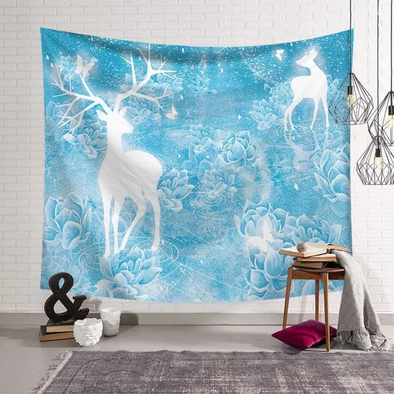 (Buy 1 Get 1) Yoga Sports Printed Design Tapestry