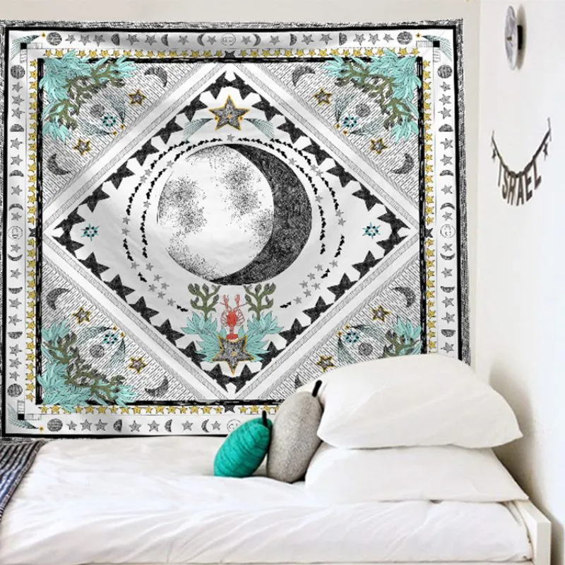 (Buy 1 Get 1) Simple Fashion Printed Design Home Decor Art Tapestry