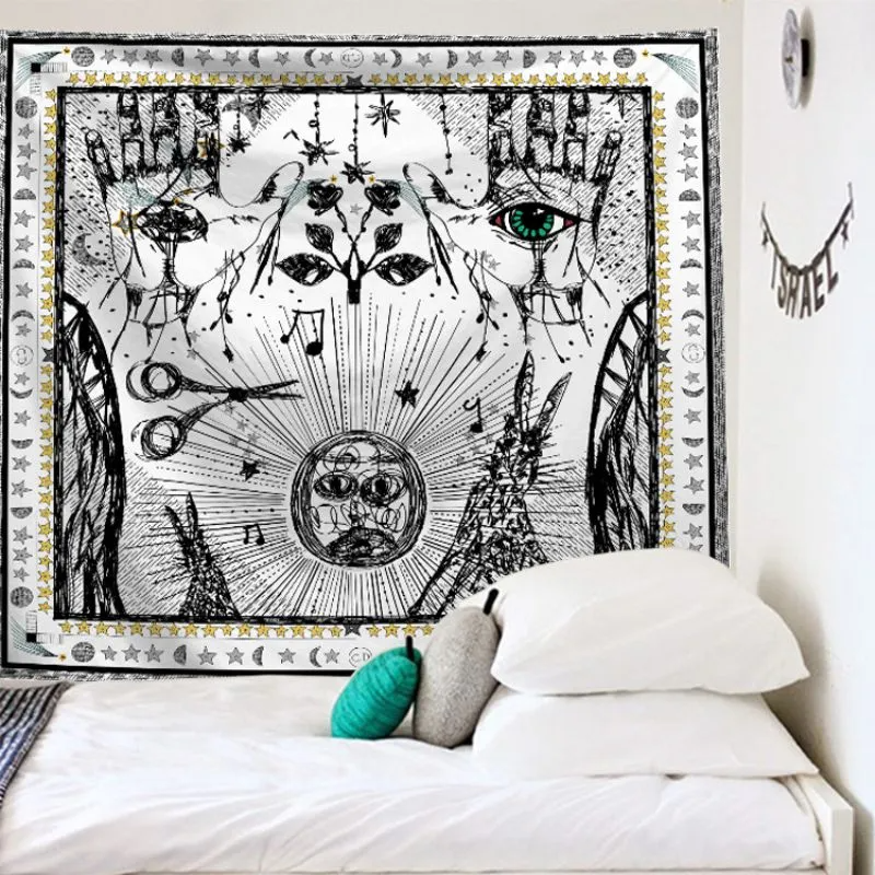 (Buy 1 Get 1) Simple Fashion Printed Design Home Decor Art Tapestry