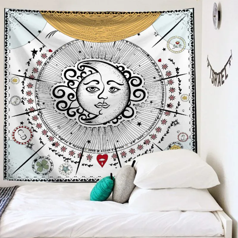 (Buy 1 Get 1) Simple Fashion Printed Design Home Decor Art Tapestry