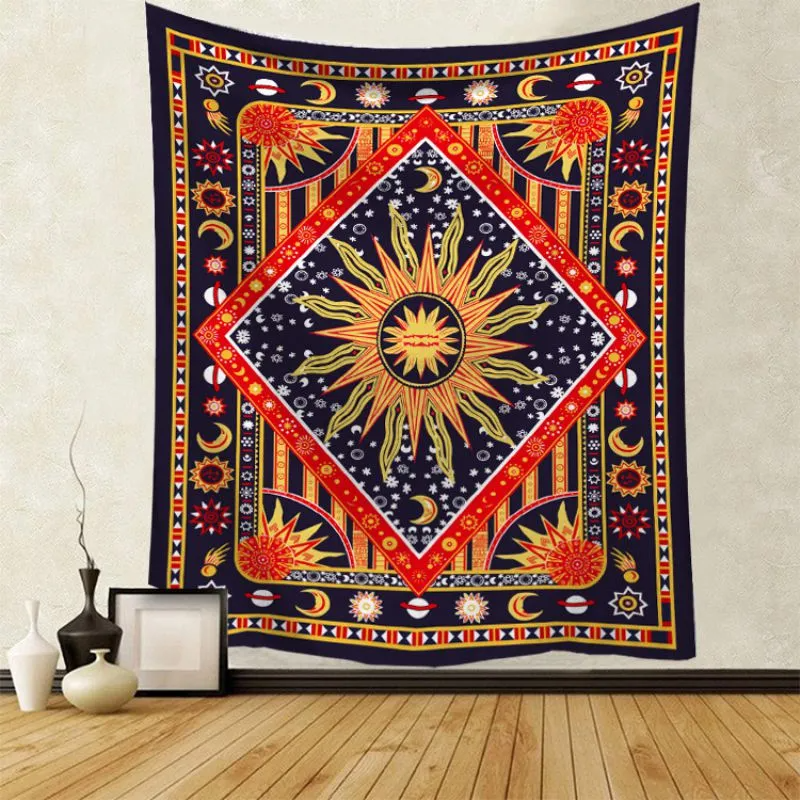 (Buy 1 Get 1) Unique Sun Flower Printed Tapestry