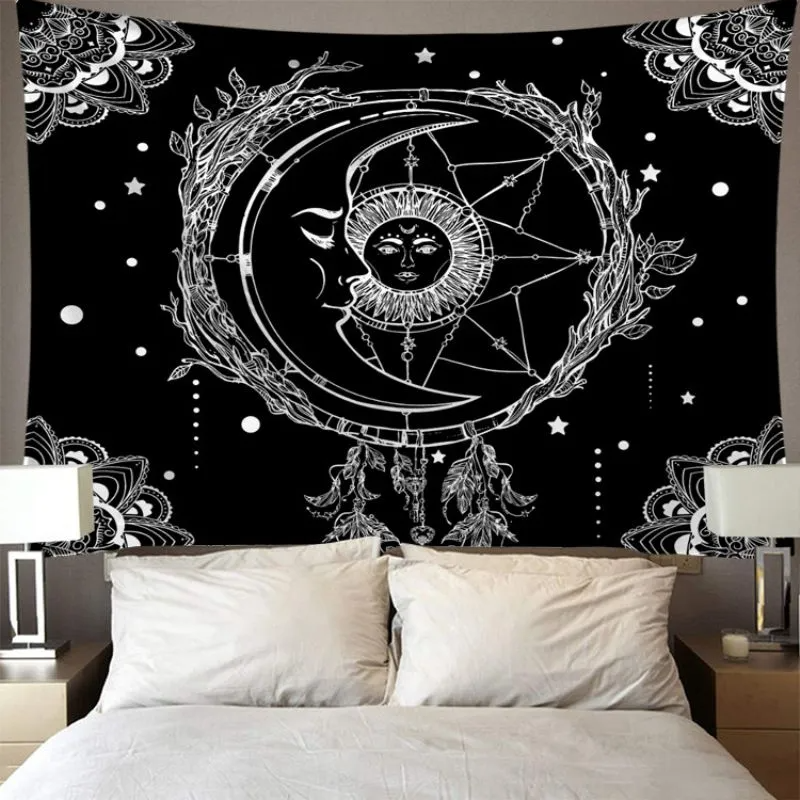 (Buy 1 Get 1) Unique Sun Flower Printed Tapestry